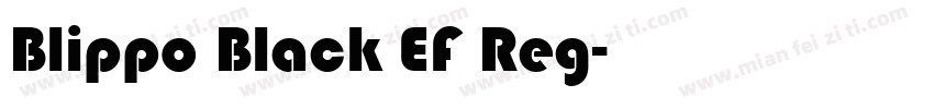 Blippo Black EF Reg字体转换